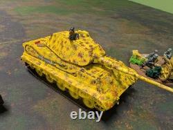 Beaux modèles de l'armée allemande à verrou WWII peints : King Tiger Stug III Neuf