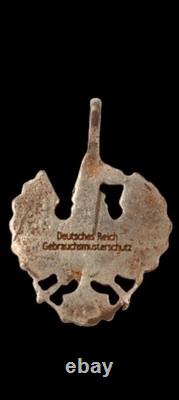 Bijoux en argent plaqué de la force allemande Wehrmacht pendant la Seconde Guerre mondiale Tirol WWII Allemagne