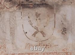 Boîte à cigarettes allemande de la Seconde Guerre mondiale, art de tranchée, 1ère division de cavalerie cosaque, armée