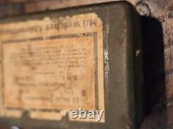 Boîte de fusible de grenade BRENNZUNDER 24 de l'armée allemande de la Seconde Guerre mondiale. Collection historique de la Seconde Guerre mondiale.