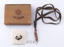Boîte de la Seconde Guerre mondiale BELARUS Étui à cigarettes allemand de la Seconde Guerre mondiale Croix de fer Chêne MINSK Balle 1941 Armée