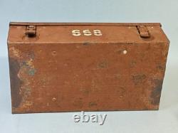 Boîte de premiers secours militaire allemande (Verbandkasten) de la Seconde Guerre mondiale – Groupe d’armées Nord, Courlande – Trouvaille de grenier