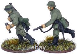 Bolt Action 28mm Infanterie de l'Armée Allemande de la Seconde Guerre Mondiale (10 Modèles Peints)