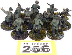 Bolt Action 28mm Infanterie de l'Armée Allemande de la Seconde Guerre Mondiale (10 Modèles Peints)