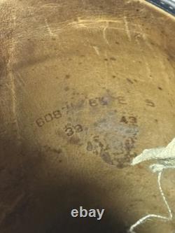 Bottes Jack authentiques de la Wehrmacht de la Seconde Guerre mondiale, officiers de la Luftwaffe, cuir noir ancien continental