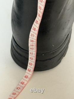 Bottes Jack authentiques de la Wehrmacht de la Seconde Guerre mondiale, officiers de la Luftwaffe, cuir noir ancien continental