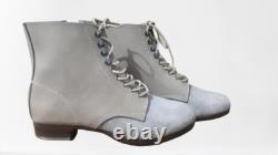 Bottes basses M37 allemandes de la Seconde Guerre mondiale reproduction armée militaire en cuir clouté taille 4 à 15