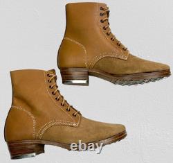 Bottes basses en cuir de combat allemandes M43 M1943 de la Seconde Guerre mondiale