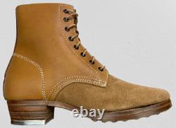 Bottes basses en cuir de combat allemandes M43 M1943 de la Seconde Guerre mondiale