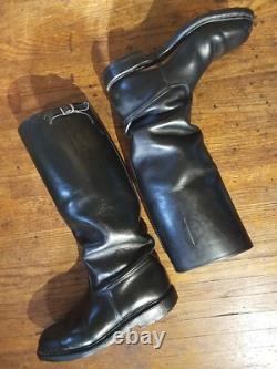Bottes de cavalier d'officier de l'armée allemande