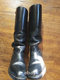 Bottes de cavalier d'officier de l'armée allemande