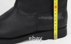 Bottes de combat d’officier de l’armée allemande de la Seconde Guerre mondiale en cuir, en tailles 35 à 14