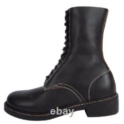 Bottes modèle 3 de la Luftwaffe allemande de la Seconde Guerre mondiale, style parachutiste Fallschirmjäger, toutes tailles