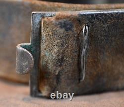 Boucle de ceinture allemande de la WWI et WWII 'Gott mit uns' art militaire de vétéran de tranchée