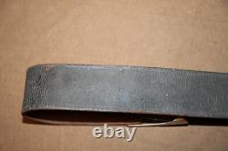 Boucle de ceinture originale rare de l'armée allemande Reichswehr pré-2e guerre mondiale (1919-1936) avec ceinture en cuir