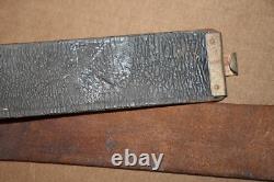 Boucle de ceinture originale rare de l'armée allemande Reichswehr pré-2e guerre mondiale (1919-1936) avec ceinture en cuir