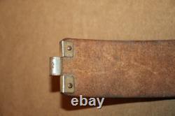 Boucle de ceinture originale rare de l'armée allemande Reichswehr pré-2e guerre mondiale (1919-1936) avec ceinture en cuir