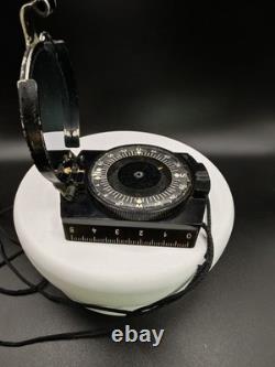 Boussole de marche en bakélite originale de la Wehrmacht allemande de la Seconde Guerre mondiale ETL - Krieger & Faudt