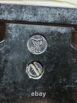 Boussole de marche en bakélite originale de la Wehrmacht allemande de la Seconde Guerre mondiale ETL - Krieger & Faudt