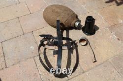 Bouteille d'eau plus grande de la Wehrmacht allemande de la Seconde Guerre mondiale, gourde 1939, médecin, troupe de montagne