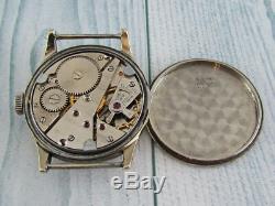 Bulla D3339h Officiers De L'armée Allemande Seconde Guerre Mondiale Vintage 1939-1945 Swiss Wristwatch Men