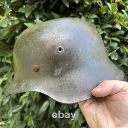 CASQUE COMBAT EN ACIER M42 DE L'ARMÉE ALLEMANDE DE LA WWII WW2 ORIGINAL
