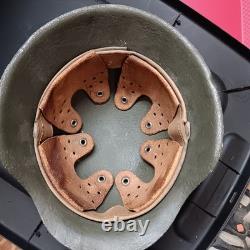 CASQUE DE COMBAT EN ACIER M42 DE L'ARMÉE ALLEMANDE DE LA WEHRMACHT DE LA SECONDE GUERRE MONDIALE WW2 ORIGINAL BEL ÉTAT
