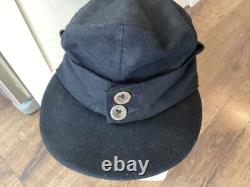 CHAPEAU M43 ORIGINAL WWII SOLDAT DE L'ARMÉE ALLEMANDE - LIVRAISON GRATUITE