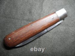 COUTEAU DE POCHE PLIANT DE LA WEHRMACHT ARMÉE ALLEMANDE DE LA SECONDE GUERRE MONDIALE Carl Schlieper Solingen