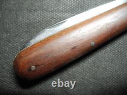 COUTEAU DE POCHE PLIANT DE LA WEHRMACHT ARMÉE ALLEMANDE DE LA SECONDE GUERRE MONDIALE Carl Schlieper Solingen