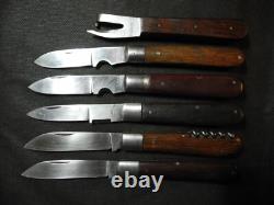 COUTEAU DE POCHE PLIANT DE LA WEHRMACHT ARMÉE ALLEMANDE DE LA SECONDE GUERRE MONDIALE Carl Schlieper Solingen