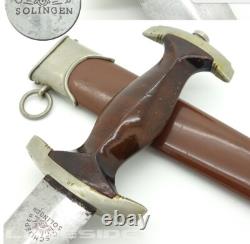 COUTEAU DE POCHE PLIANT DE LA WEHRMACHT ARMÉE ALLEMANDE DE LA SECONDE GUERRE MONDIALE Carl Schlieper Solingen