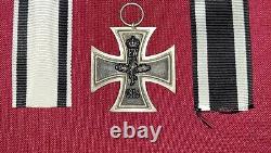 CROIX DE FER DEUXIÈME CLASSE DE L'ARMÉE IMPÉRIALE ALLEMANDE DE LA PREMIÈRE GUERRE MONDIALE 100% ORIGINAL AVEC RUBANS