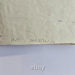 Carte tactique originale allemande de la Seconde Guerre mondiale groupe d'armée Nord Barbarossa invasion de la Lituanie