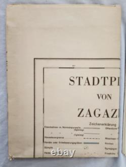 Cartes militaires allemandes originales de 1940 de la Seconde Guerre mondiale pour l'Afrique du Nord-Est, ensemble de l'armée de Berlin