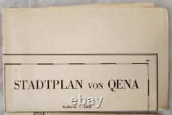 Cartes militaires allemandes originales de 1940 de la Seconde Guerre mondiale pour l'Afrique du Nord-Est, ensemble de l'armée de Berlin