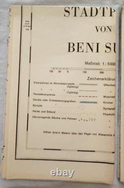 Cartes militaires allemandes originales de 1940 de la Seconde Guerre mondiale pour l'Afrique du Nord-Est, ensemble de l'armée de Berlin