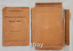 Cartes militaires allemandes originales de 1940 de la Seconde Guerre mondiale pour l'Afrique du Nord-Est, ensemble de l'armée de Berlin