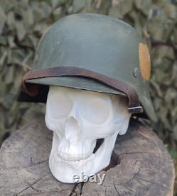 Casque Allemand Original WW2 WWII en acier armée allemande