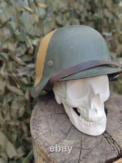 Casque Allemand Original WW2 WWII en acier armée allemande