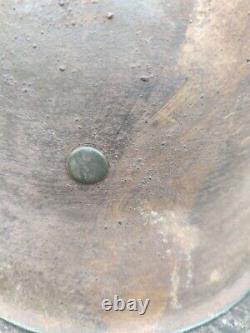 Casque Allemand Original WW2 WWII en acier armée allemande 6