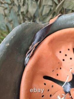 Casque Allemand Original WW2 WWII en acier armée allemande 6