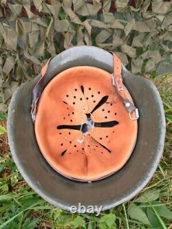 Casque Allemand Original WW2 WWII en acier armée allemande 6