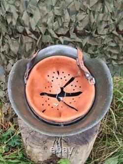 Casque Allemand Original WW2 WWII en acier armée allemande 6