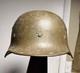 Casque M35 Stahlhelm D'avant La Seconde Guerre Mondiale Utilisé Dans La Guerre Civile Espagnole, Fabriqué En Allemagne Pour L'armée De Franco.