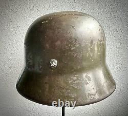 Casque M35 Super Rare/Fabriqué en Allemagne/Envoyé à l'armée de Franco dans la guerre civile espagnole.