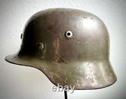 Casque M35 Super Rare/Fabriqué en Allemagne/Envoyé à l'armée de Franco dans la guerre civile espagnole.