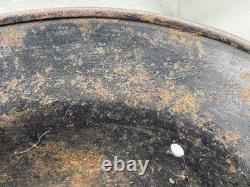 Casque M40 de l’armée allemande de la Seconde Guerre mondiale, peinture noire d’origine, taille 64