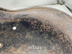 Casque M40 de l’armée allemande de la Seconde Guerre mondiale, peinture noire d’origine, taille 64