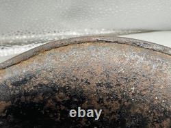 Casque M40 de l’armée allemande de la Seconde Guerre mondiale, peinture noire d’origine, taille 64